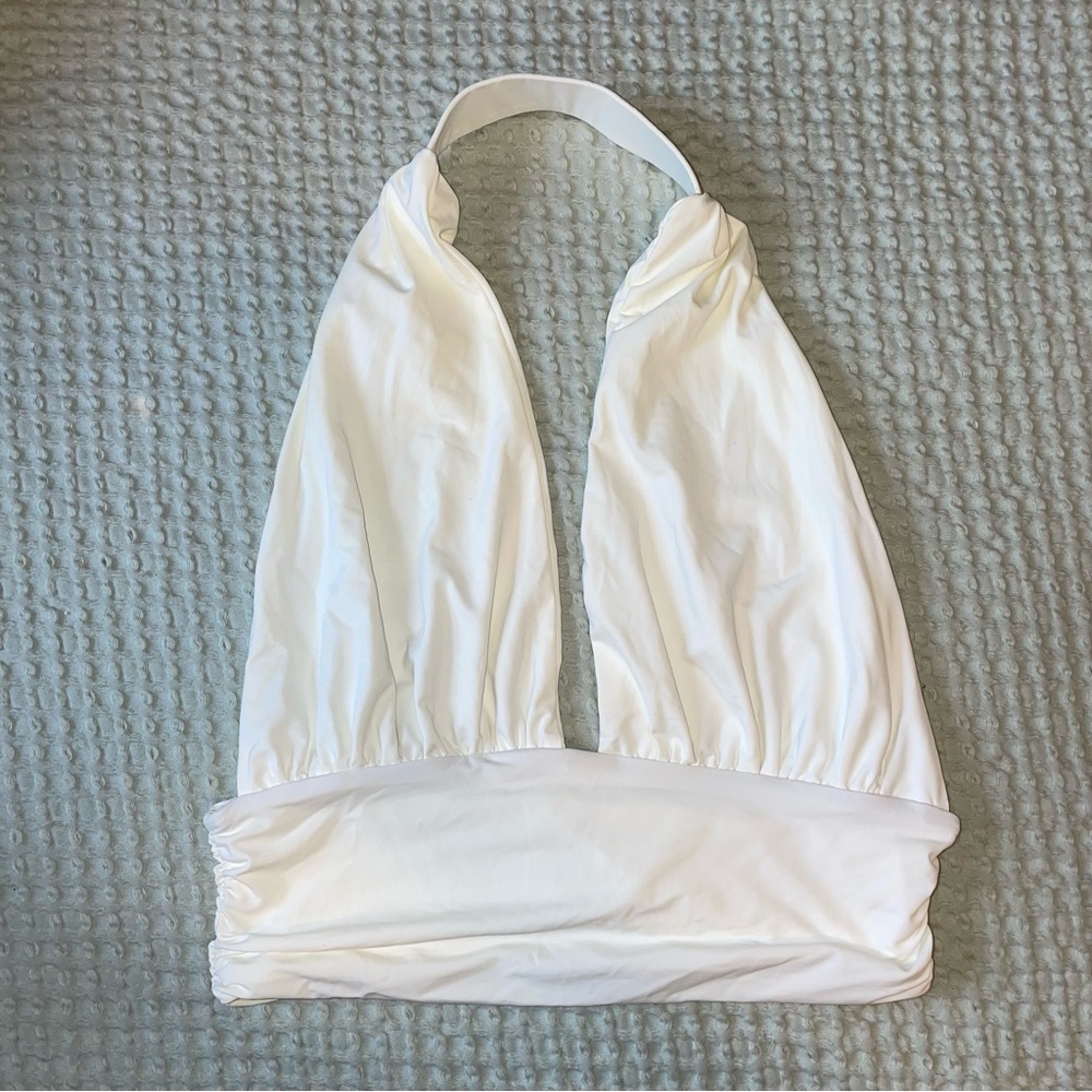 Princess Polly White Halter Top